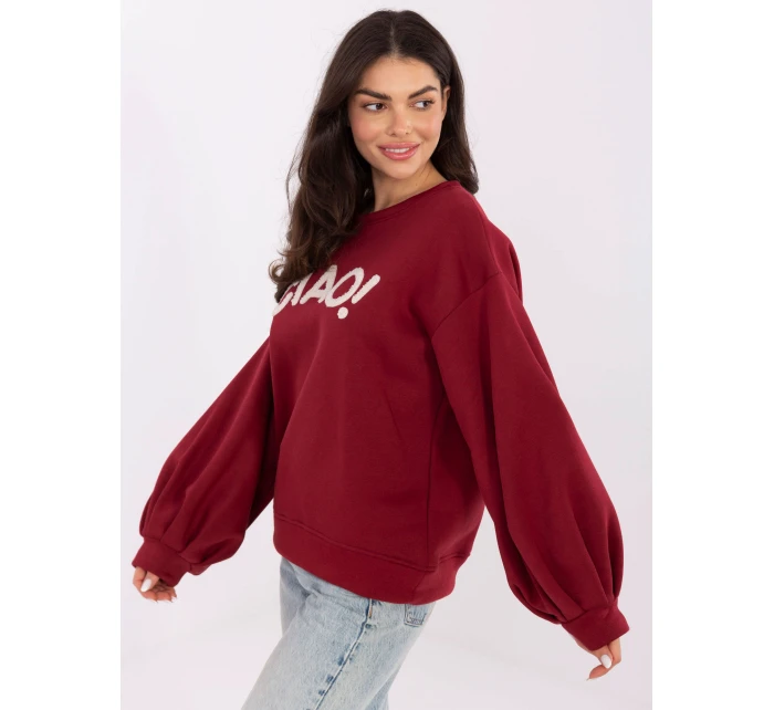 Bluza RV BL model 21766195 bordowy - FPrice