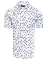 Pánské bílé tričko s krátkým rukávem Dstreet model 21969095 - FashionStreet