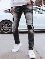 Pánské džínové kalhoty šedé FashionStreet UX4293