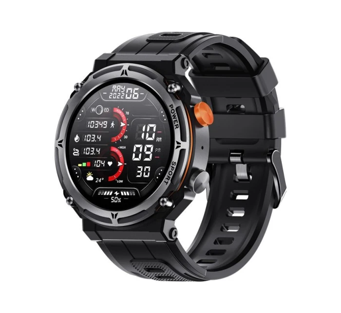 VELTORI VT130-1 Smartwatch Černý silikonový řemínek