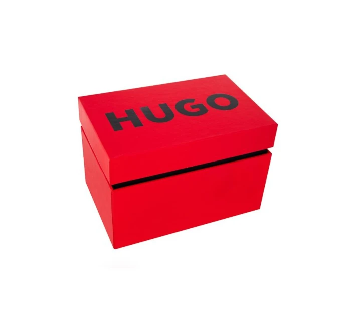 HUGO Lit For Him Red 1530346 + BOX Pánské hodinky