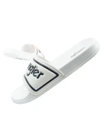 Pánské pohodlné sportovní žabky Wrangler Averell Slider white Pánské pohodlné sportovní žabky Wrangler Averell Slider white