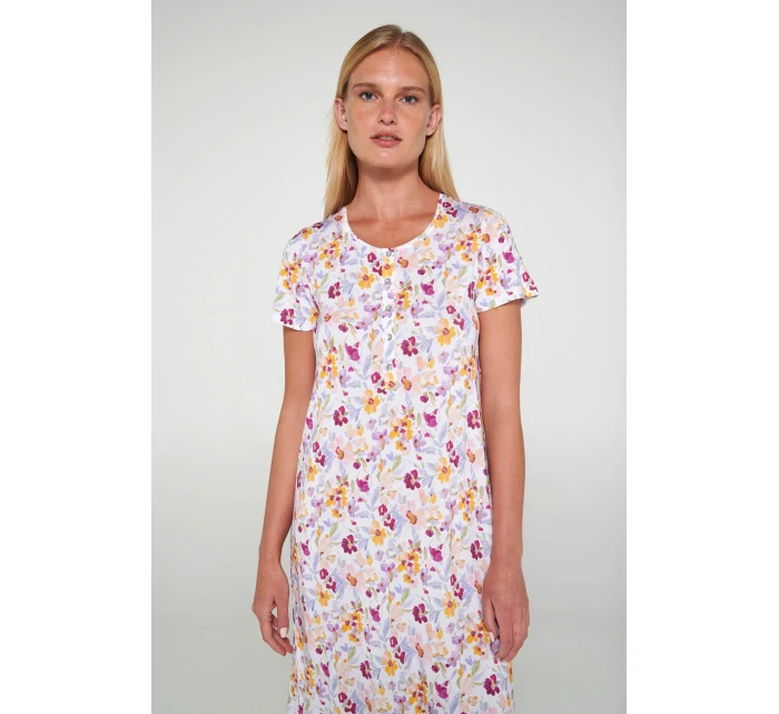 Noční košile s krátkými rukávy model 19696570 - Vamp