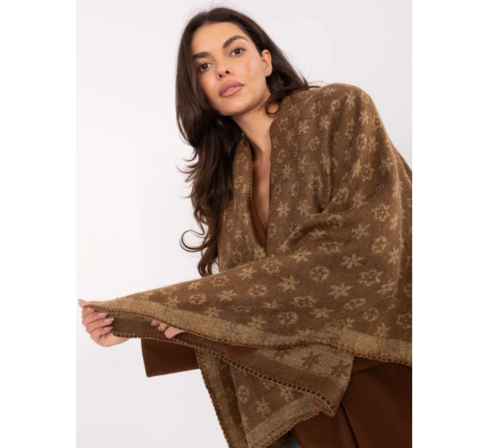 Poncho AT  camelowy model 21334752 - FPrice
