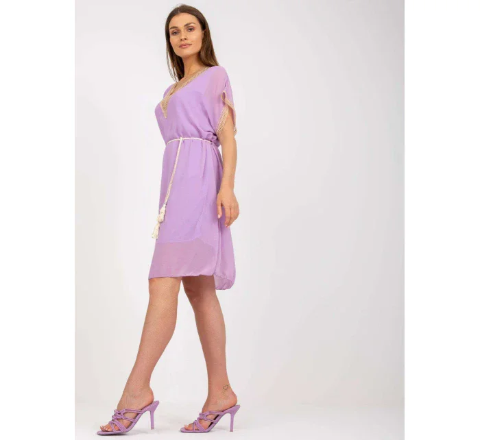 Šaty DHJ SK 1508.12 světle fialová
