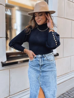 INGRIDA dámský tmavě modrý svetr FashionStreet MY1437