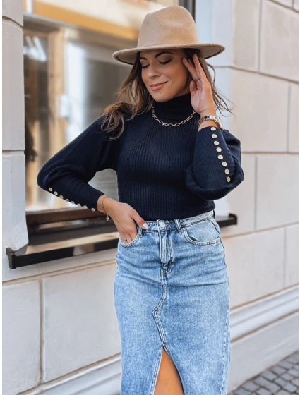 INGRIDA dámský svetr tmavě modrý Dstreet MY1437 INGRIDA dámský svetr tmavě modrý Dstreet MY1437