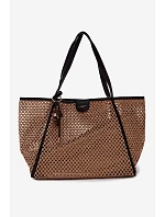 Velká světle hnědá pletená taška typu s přívěskem model 22111692 - Flora&Co