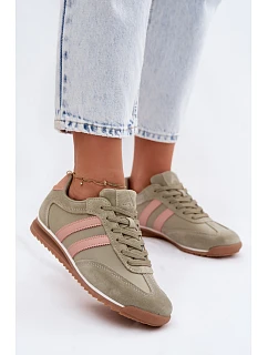 Semišové Sportovní Boty Dámské  Zelené model 22107492 - McArthur