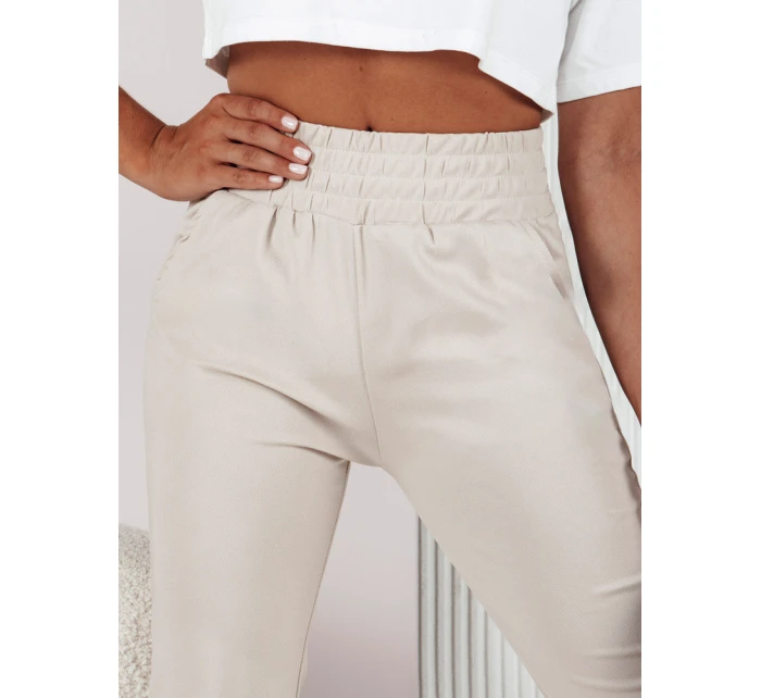 FASHIONCORE dámské tepláky béžové FashionStreet UY2159