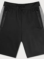 Pánské sportovní šortky černé (8K281-3)