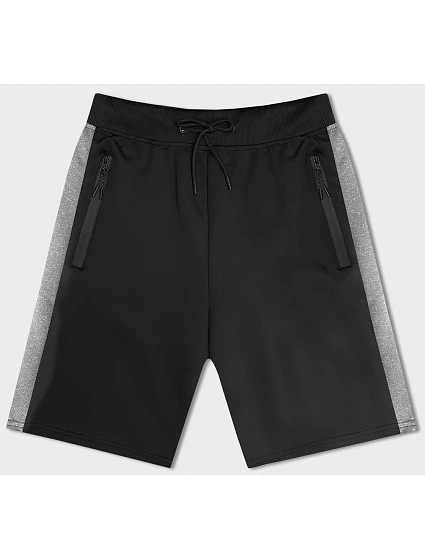 Pánské sportovní šortky černé (8K281-3) Pánské sportovní šortky černé (8K281-3)
