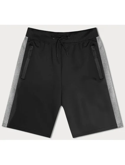 Černé pánské sportovní kraťasy model 18619861 - J.STYLE