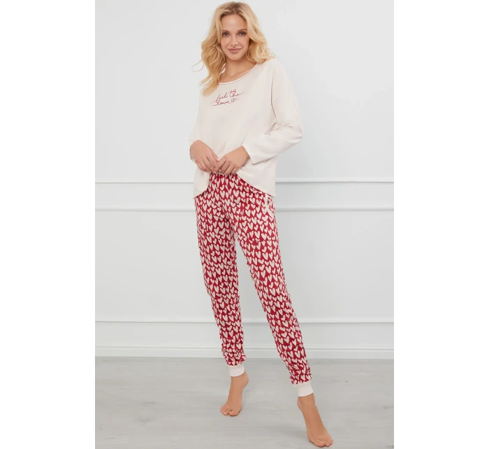 Italská móda Evora long length sp. barva:ecru/print Italská móda Evora long length sp. barva:ecru/print