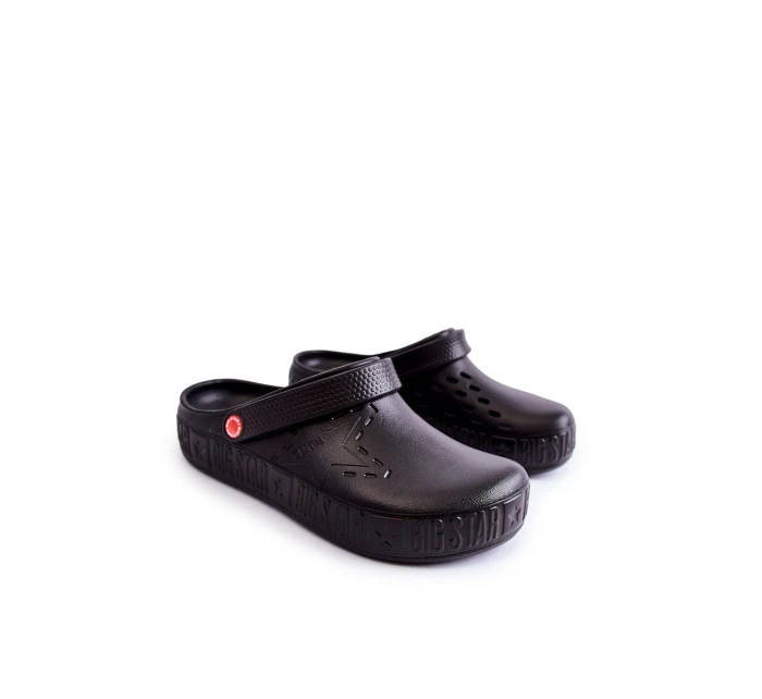 Pánské lehké pantofle Big Star model 21593908 Černá - Big Star Shoes Pánské lehké pantofle Big Star model 21593908 Černá - Big Star Shoes