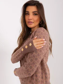 Sweter AT SW model 19001890 jasny brązowy - FPrice