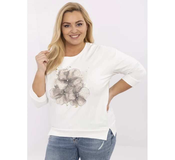 Bluzka RV BZ model 21072640 ecru - FPrice Bluzka RV BZ model 21072640 ecru - FPrice