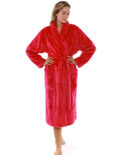 Dámský župan LIlly extra 2120 červená - Vestis