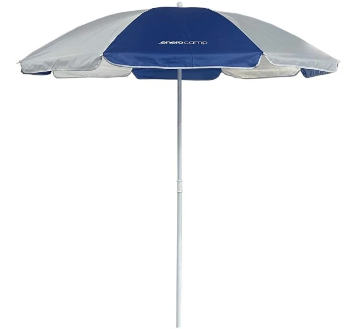 BALKONOVÝ PLÁŽOVÝ SLUNEČNÍK 160 CM BÍLO-MODRÝ 1067643