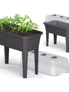 STOJÍCÍ SKLENĚNÁ RESPANA SET ECOLINE 74.6x77.7x36.8CM ANTRACITE dětské