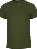 Neutral O 30001 Dětské tričko z bio bavlny 77.3001 military