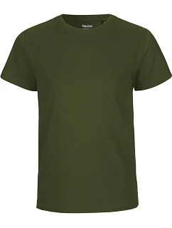 O Dětské tričko z bio bavlny military model 22504027 - Neutral