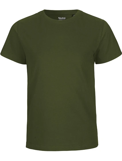 Neutral O 30001 Dětské tričko z bio bavlny 77.3001 military Neutral O 30001 Dětské tričko z bio bavlny 77.3001 military