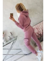 Izolační sada s ozdobnou kapsou tmavě růžová