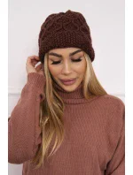 Roma Bis fleecová čepice K235 hnědá Roma Bis fleecová čepice K235 hnědá