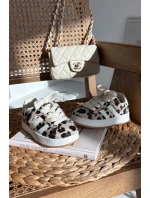 Sportovní tenisky Dětské Leoparda Béžové Amelle Sportovní tenisky Dětské Leoparda Béžové Amelle