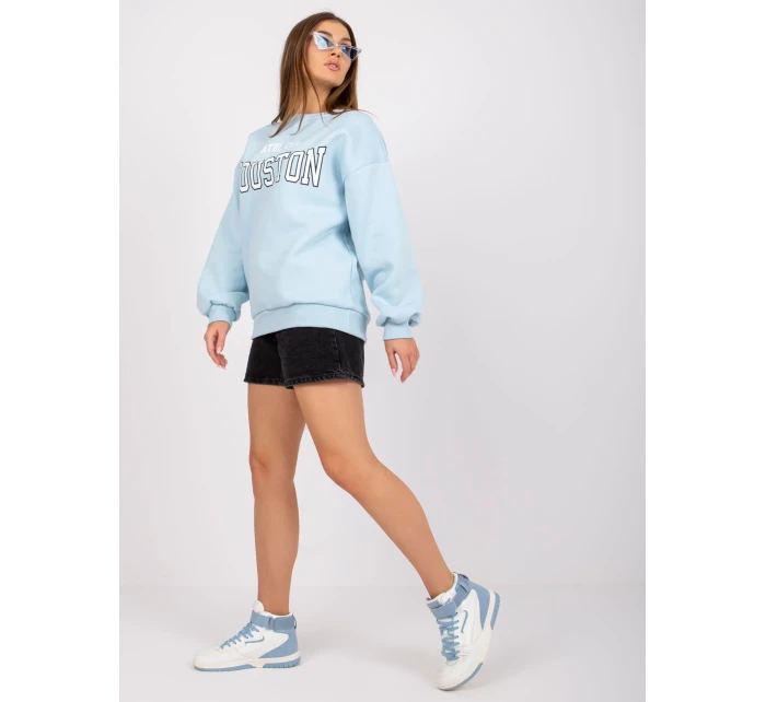 Mikina EM BL 617 model 17047518 světle modrá - FPrice Mikina EM BL 617 model 17047518 světle modrá - FPrice