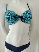 Dámské dvoudílné plavky Kapli - černo-modré - Argento