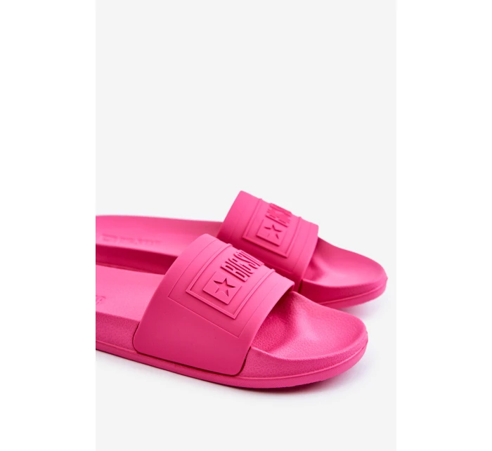 Lehké dámské pantofle Big Star model 21675988 fuchsie - Big Star Shoes Lehké dámské pantofle Big Star model 21675988 fuchsie - Big Star Shoes