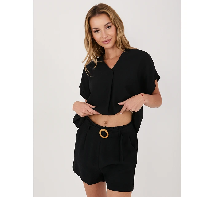 Szorty model 22089593 czarny - FPrice Szorty model 22089593 czarny - FPrice