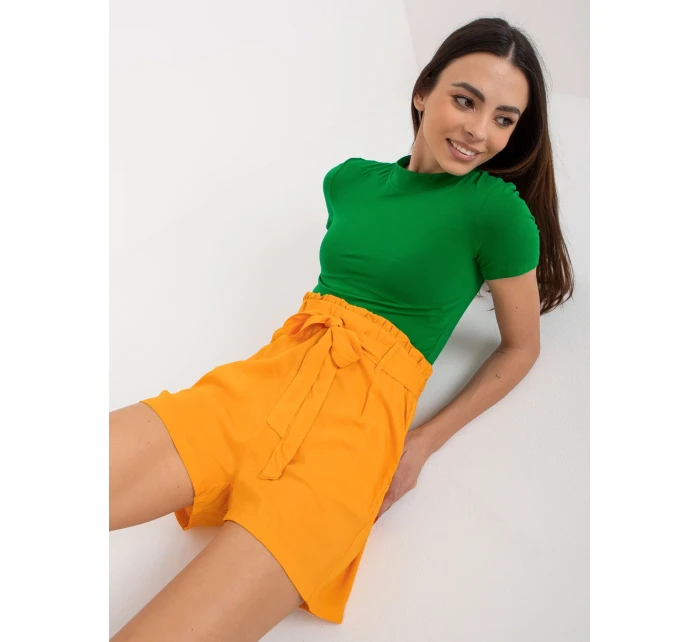 Šortky D73760R62159KA světle oranžová