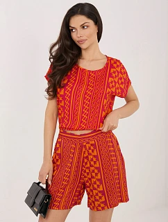 Szorty model 22076779 pomarańczowy - FPrice