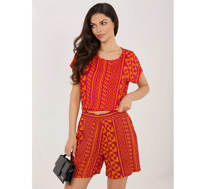 Szorty model 22076779 pomarańczowy - FPrice Szorty model 22076779 pomarańczowy - FPrice