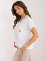 Bluzka RV BZ model 19768828 biały - FPrice Bluzka RV BZ model 19768828 biały - FPrice