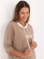 Bluzka RV BZ model 21406714 ciemny bezowy - FPrice