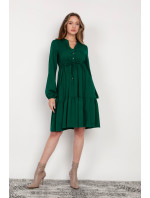 Šaty s dlouhým rukávem model 16708663 Zelená - Lanti