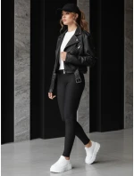 Dámské legíny černé FashionStreet UY2730 Dámské legíny černé FashionStreet UY2730