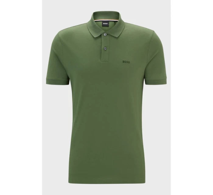 Pánská polokošile  Open Green regular fit zelená model 21350288 - Boss