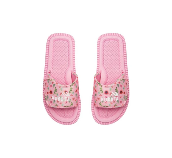 Kubota klapka na suchý zip vícebarevná květinová růžová K25SS-100-001-28-1