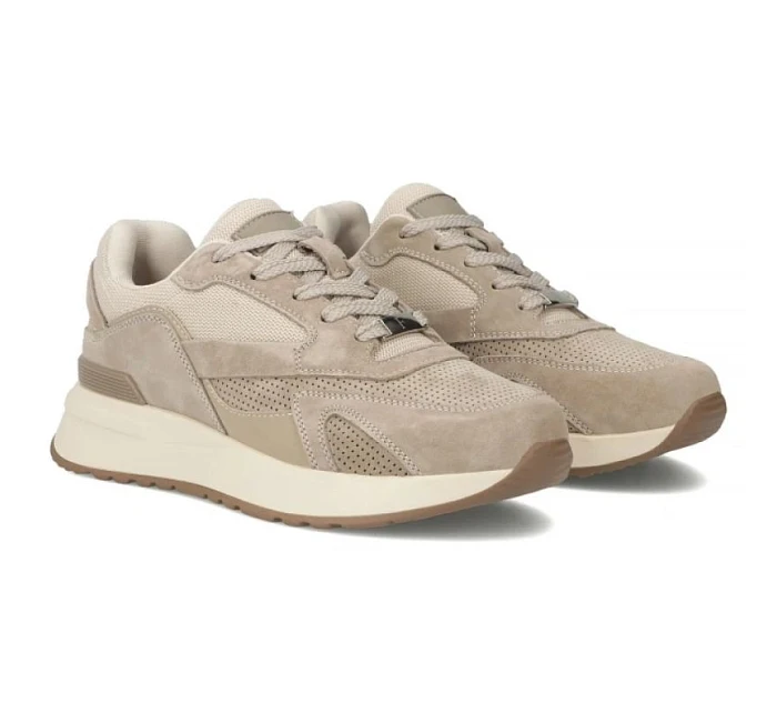 Filippo béžové semišové kožené polobotky DP7728/26