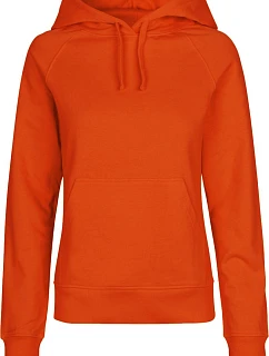 Neutral O 83101 Dámská mikina s kapucí z bio bavlny 77.8311 orange