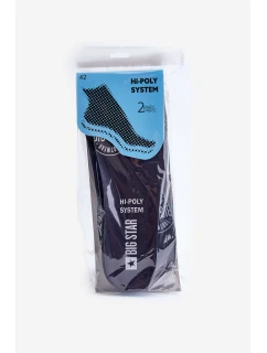 Vložky Do Obuví BIG STAR Memory Foam System 2 Páry Černé