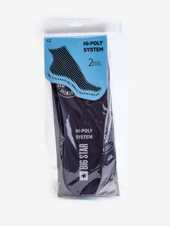 Vložky Do Obuví BIG STAR Memory Foam System 2 Páry Černé