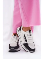 Dámské Sportovní Boty Na Platformě Big Star RR274A223 HI-POLY SYSTEM Bílá-Černá Dámské Sportovní Boty Na Platformě Big Star RR274A223 HI-POLY SYSTEM Bílá-Černá