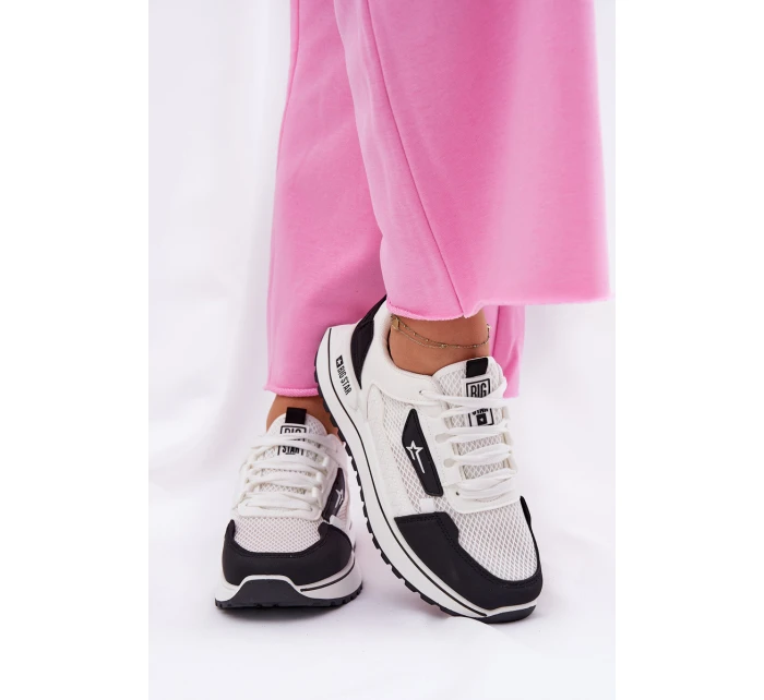 Dámské Sportovní Boty Na Platformě Big Star RR274A223 HI-POLY SYSTEM Bílá-Černá Dámské Sportovní Boty Na Platformě Big Star RR274A223 HI-POLY SYSTEM Bílá-Černá