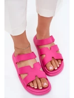 Dámské Gumové Pantofle S Páskem Fuchsie Tavirae Dámské Gumové Pantofle S Páskem Fuchsie Tavirae